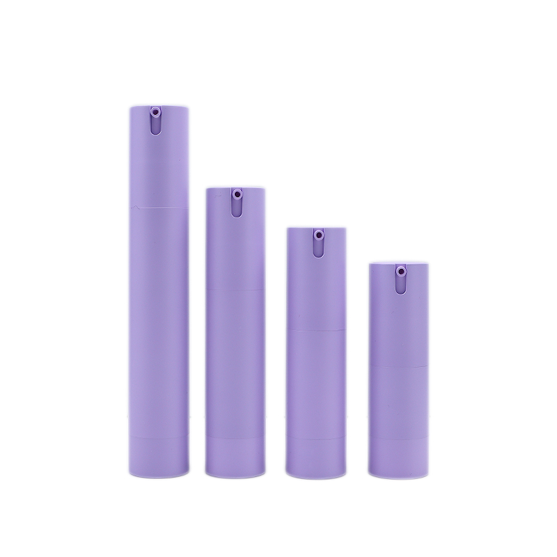 10 ml 15 ml 20 ml 30 ml Lisovacia fialová kozmetická fľaša bez vzduchu v tvare U
